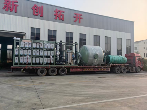 10.15某化工企业200T/H除盐水设备发货